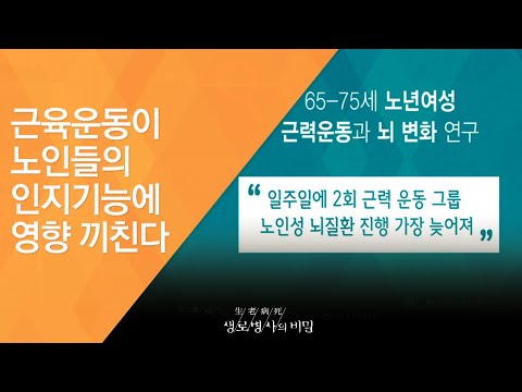 근육운동이 노인들의 인지기능에 영향 끼친다 – (2016.1.12_568회 방송)_신년특집 80세 청춘의 비밀