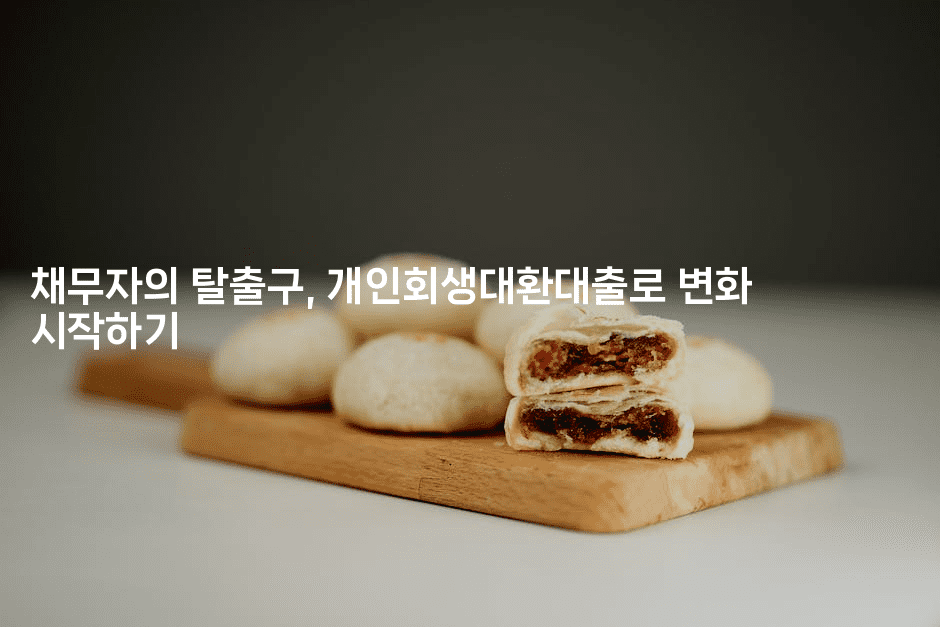 채무자의 탈출구, 개인회생대환대출로 변화 시작하기-시니어리그