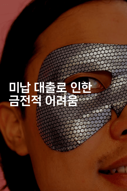 미납 대출로 인한 금전적 어려움-시니어리그